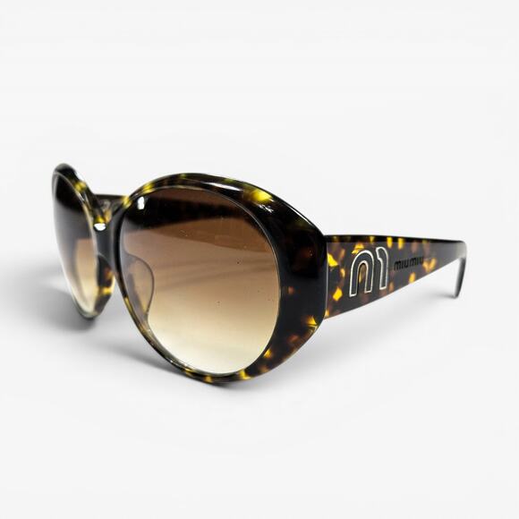 Miu Miu Sunglasses Round Tortoiseshell Gradient Lenses main image 8
